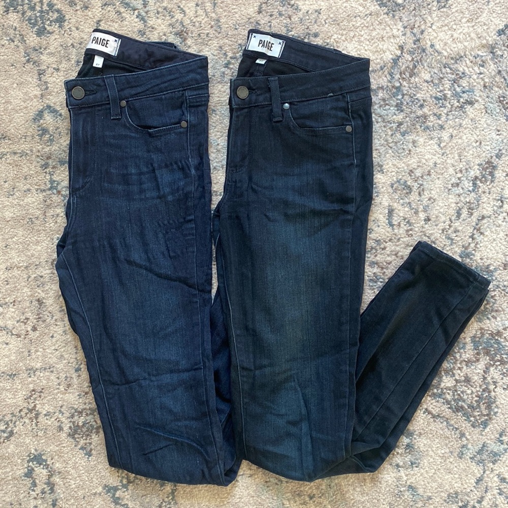 BUNDLE 2 PAIGE Ulta Skinny Jeans size 27